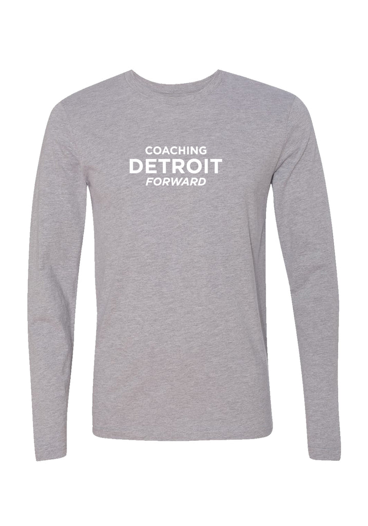 Coaching Detroit Forward unisex long-sleeve t-shirt (gray) - front
