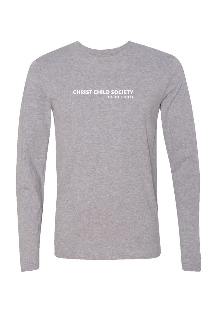 Christ Child Society Of Detroit unisex long-sleeve t-shirt (gray) - front