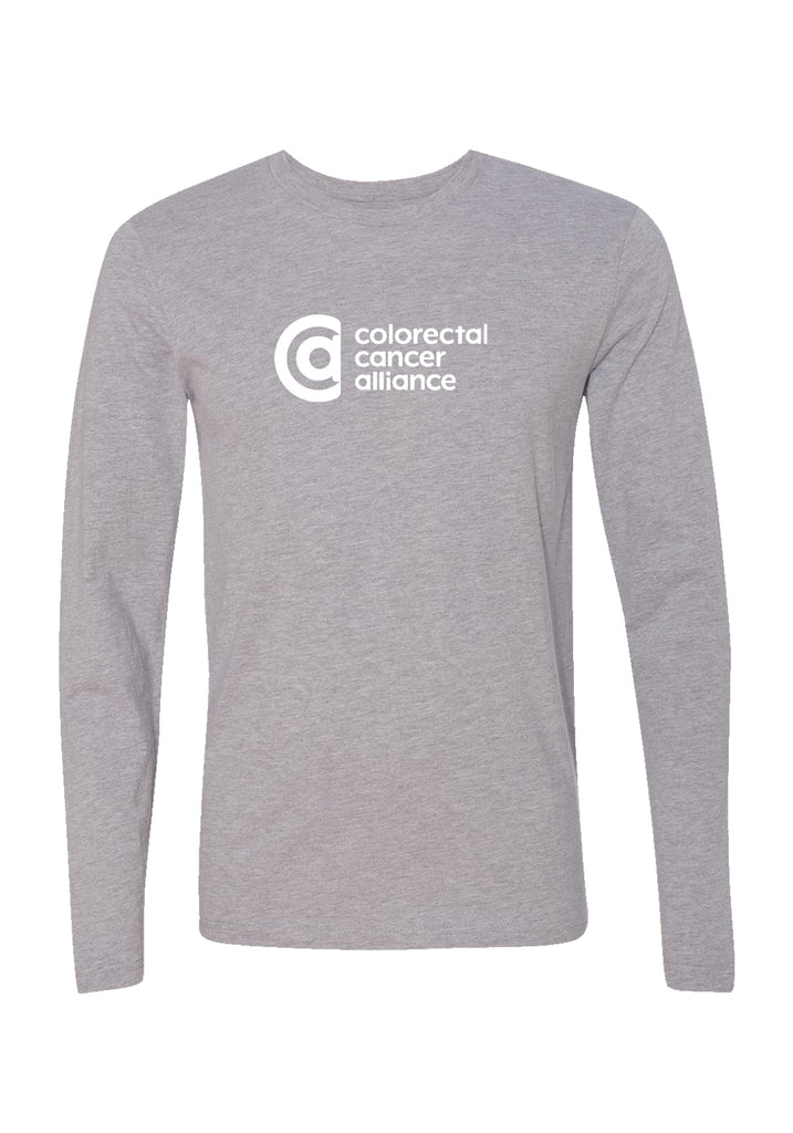 Colorectal Cancer Alliance unisex long-sleeve t-shirt (gray) - front