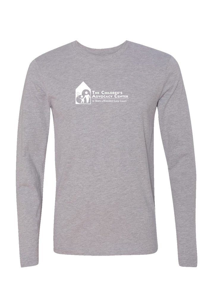 Children's Advocacy Center of North & Northwest Cook County unisex long-sleeve t-shirt (gray) - front