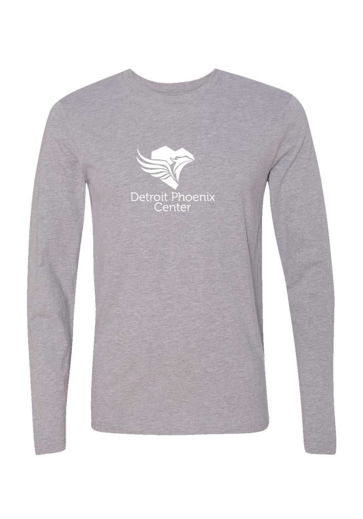 Detroit Phoenix Center unisex long-sleeve t-shirt (gray) - front