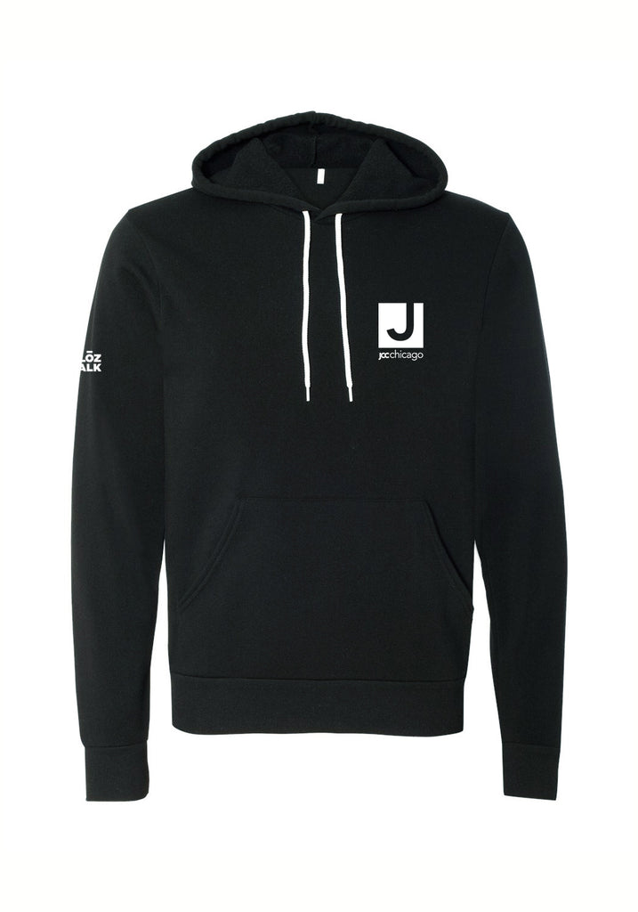 JCC Chicago unisex pullover hoodie (black) - front