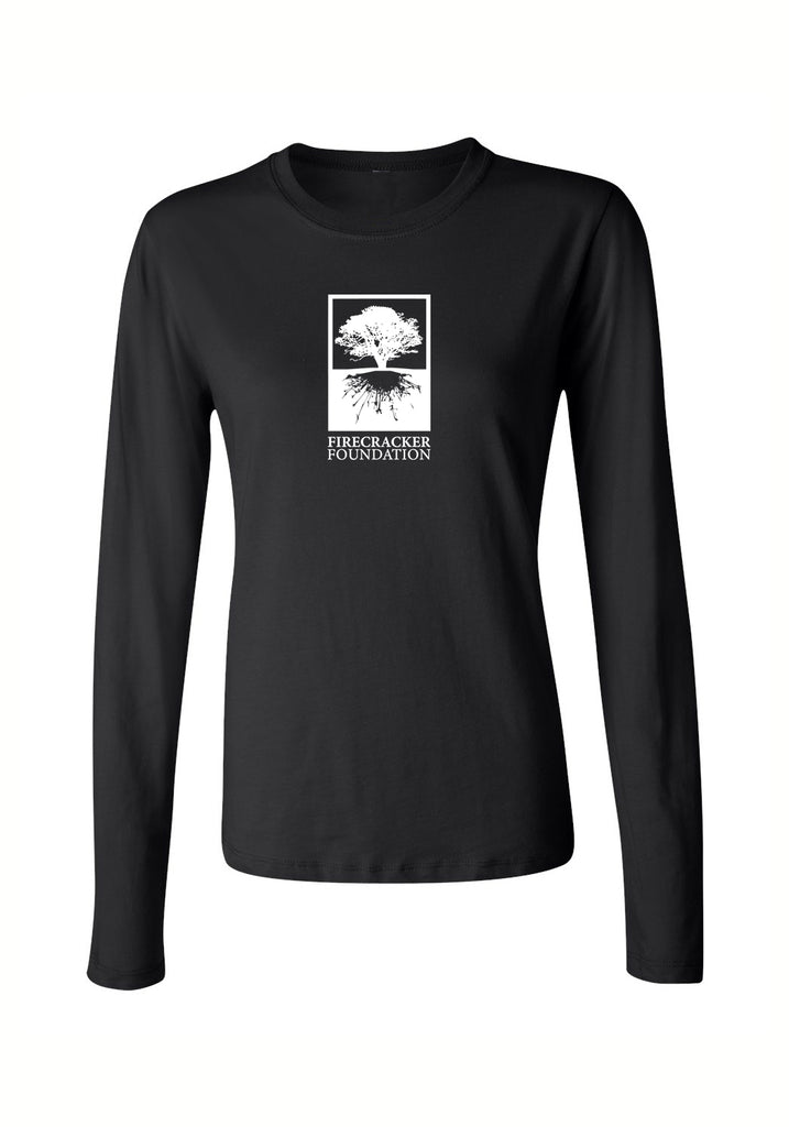 The Firecracker Foundation women's long-sleeve t-shirt (black) - front