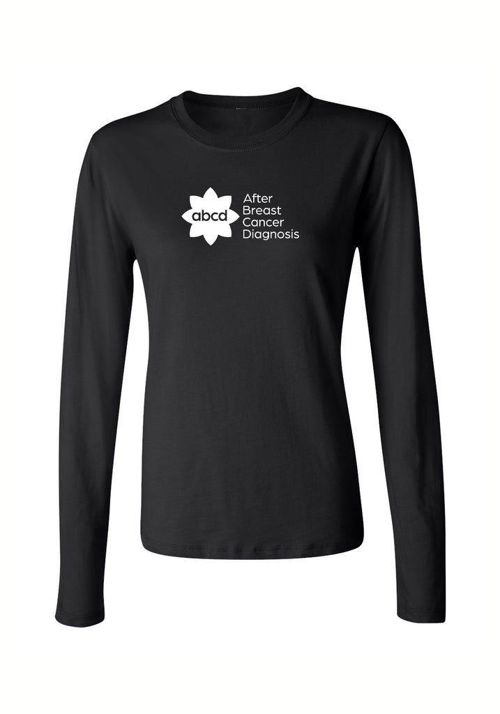 ABCD women's long-sleeve t-shirt (black) - front