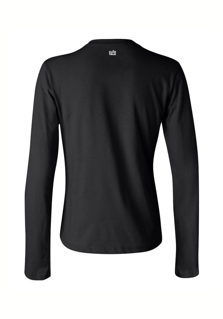 Catapult Chicago women's long-sleeve t-shirt (black) - back