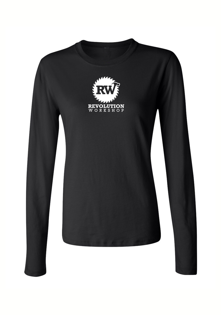 Revolution Workshop women's long-sleeve t-shirt (black) - front
