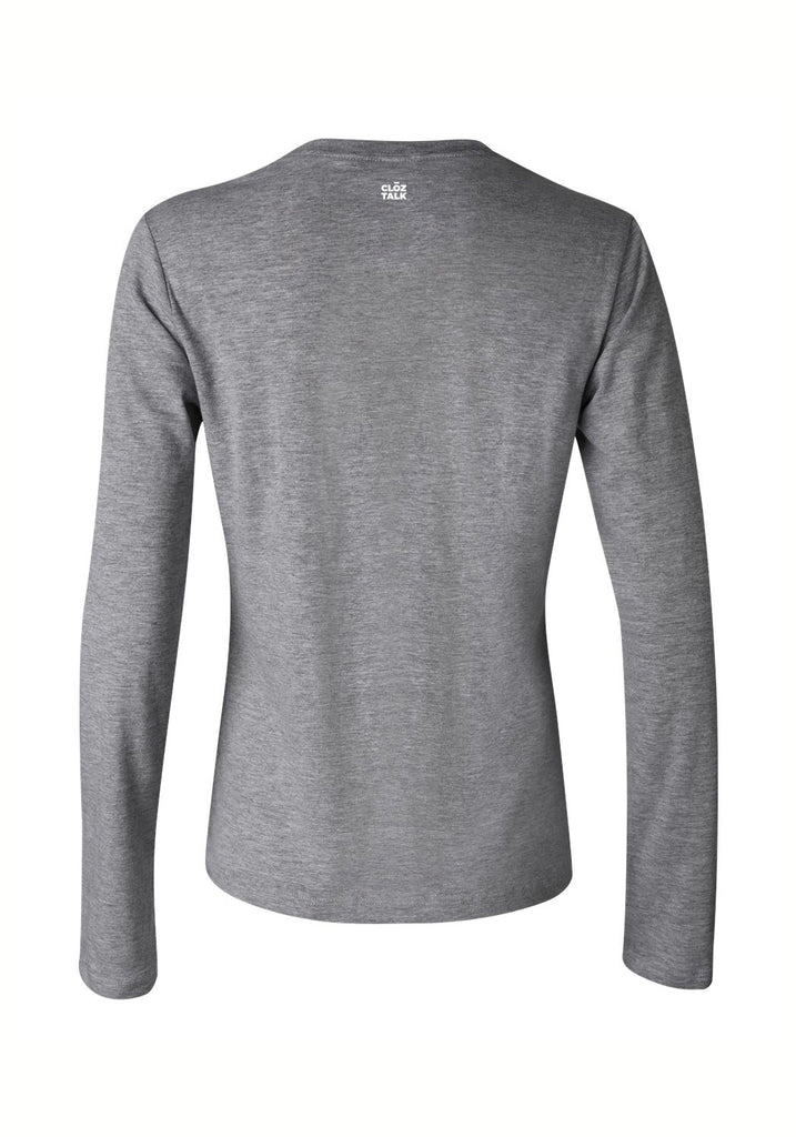 Catapult Chicago women's long-sleeve t-shirt (gray) - back