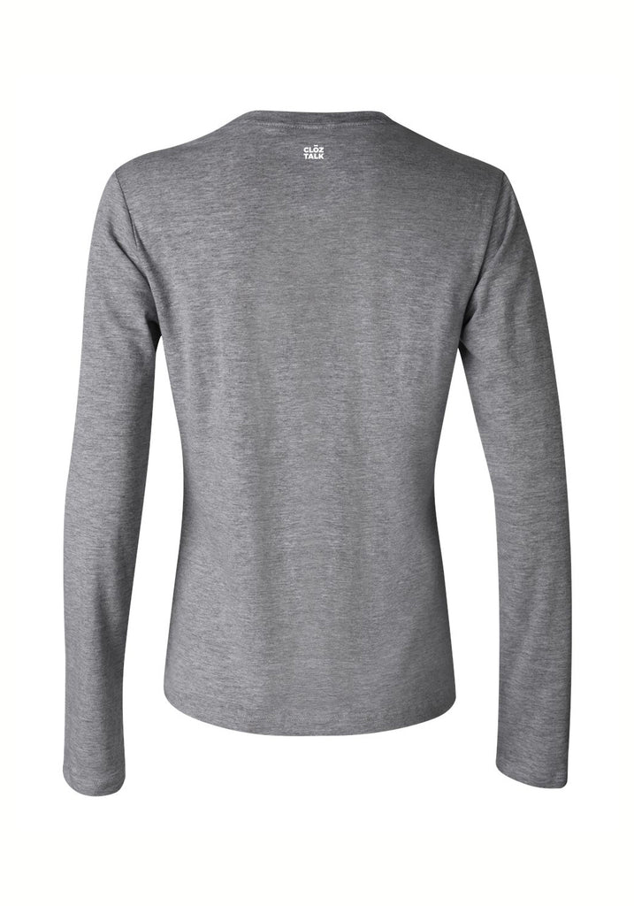 Holistic Birth Collective women's long-sleeve t-shirt (gray) - back