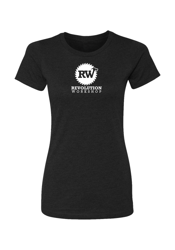 Revolution Workshop women's t-shirt (black) - front