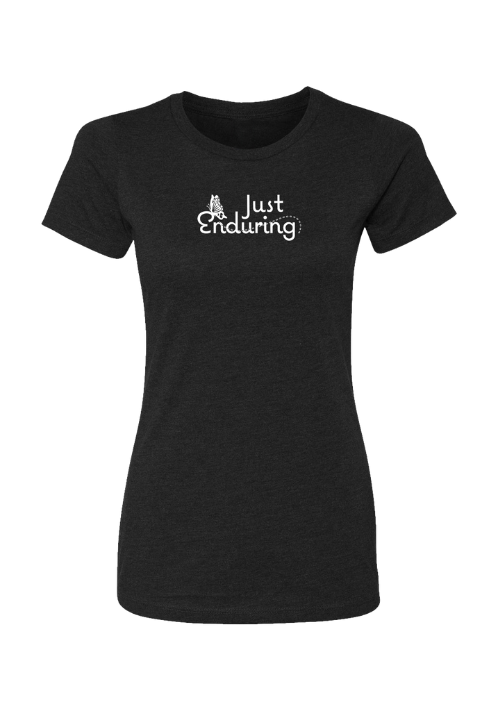 Just Enduring women's t-shirt (black) - front