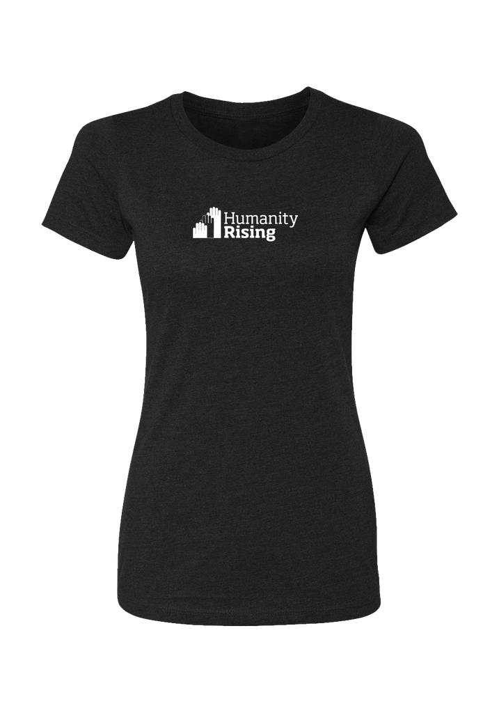 Humanity Rising women's t-shirt (black) - front