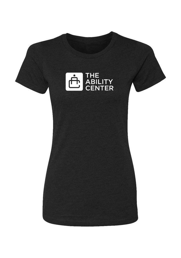 The Ability Center women's t-shirt (black) - front