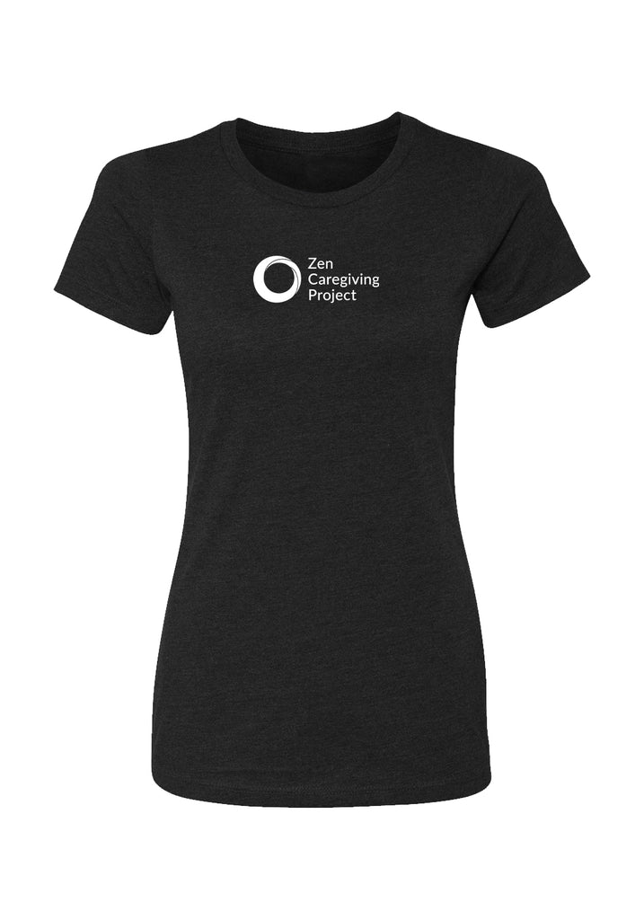 Zen Caregiving Project women's t-shirt (black) - front