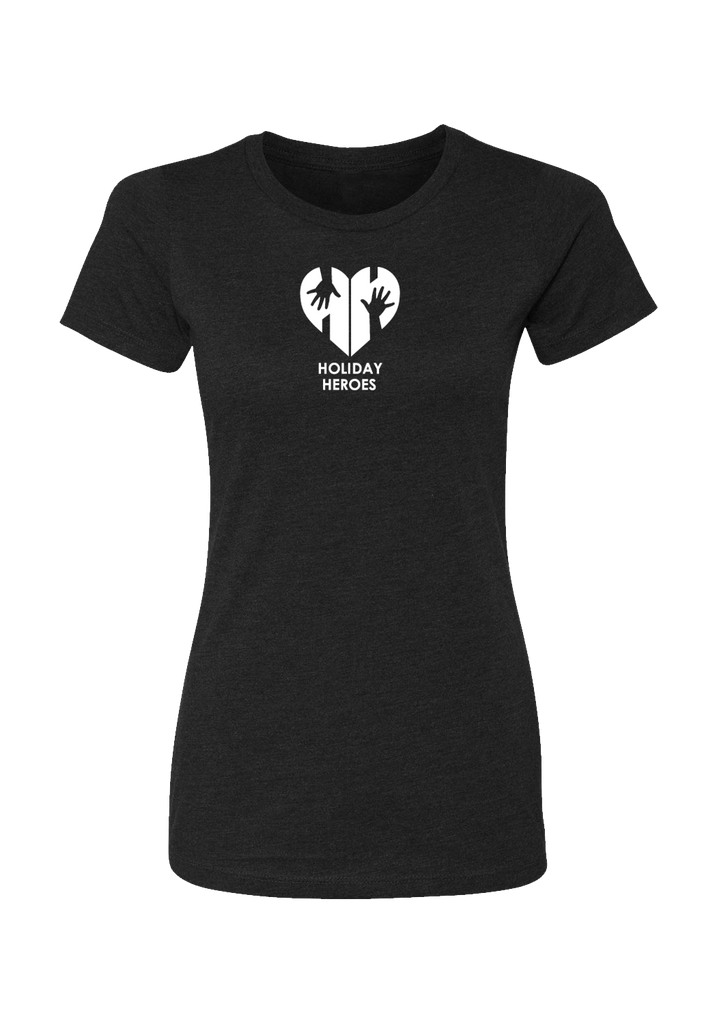 Holiday Heroes women's t-shirt (black) - front