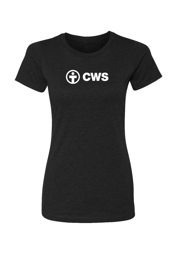 Church World Service women's t-shirt (black) - front