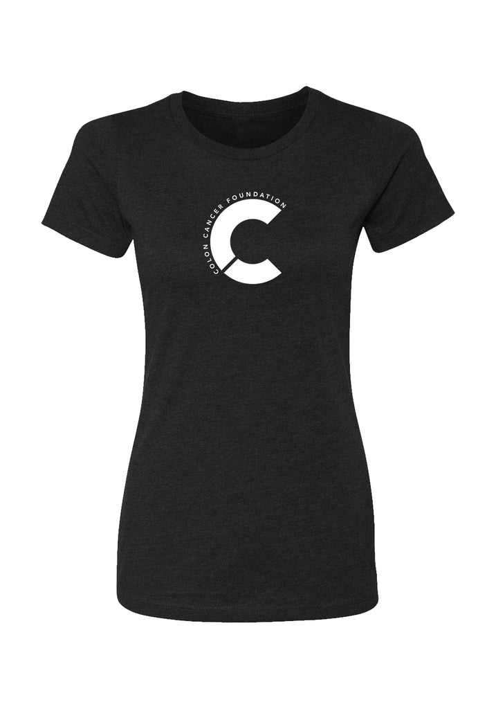 Colon Cancer Foundation women's t-shirt (black) - front