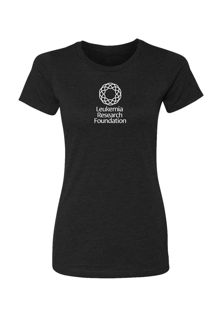 Leukemia Research Foundation women's t-shirt (black) - front