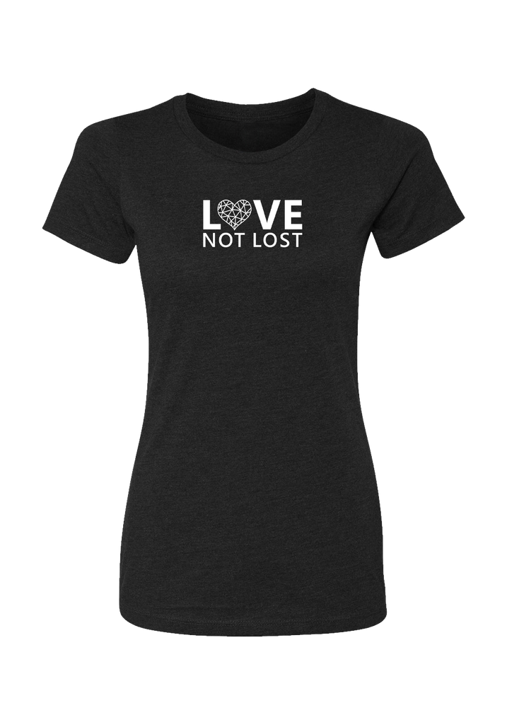 Love Not Lost women's t-shirt (black) - front