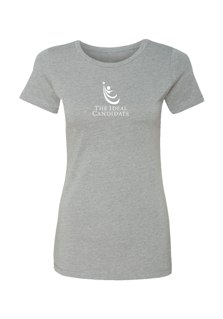 The Ideal Candidate women's t-shirt (gray) - front