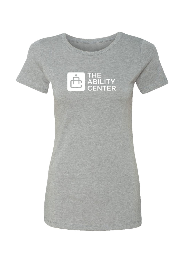The Ability Center women's t-shirt (gray) - front