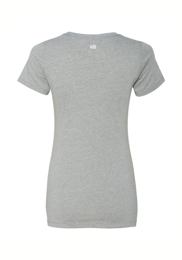The Bottomless Toy Chest women's t-shirt (gray) - back