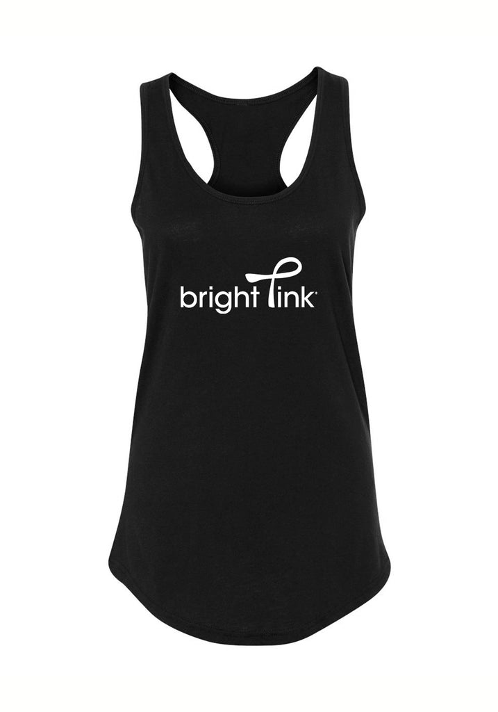 Bright Pink women's tank top (black) - front